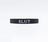 Love In Leather BDSM Play Silicone SLUT Collar - Default Title - Collars and Leads